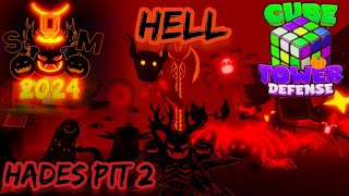 Hallows Mightquot Hell Hades Pit 2 Cube Defense Halloween Event 2024 [upl. by Pelage807]