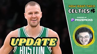 Celtics Get Kristaps Porzingis Injury Update for ECF  How Bout Them Celtics [upl. by Emmerich783]