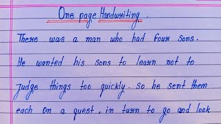 english one page writing  handwriting in english  english writing kaise sudhare  english sulekh [upl. by Gnoz]