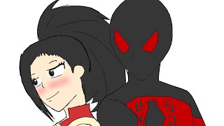 Momo and Kaine  SpiderMan Hero Academia 2 Chapter 34 ANIMATIC [upl. by Garzon]