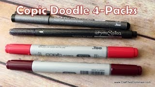 Overview of Copic Doodle Pack [upl. by Ahseinad]