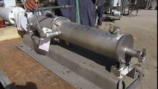 Used Seepex Type BCSO 02524 Stainless Pump  Item S741951 [upl. by Orteip249]