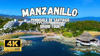 MANZANILLO Mexico Most Famous Destination DRONE TOUR IN 4K [upl. by Anderson]