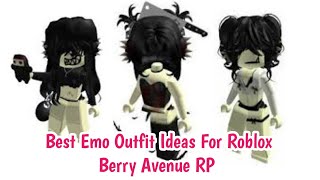 New 3 Emo Outfits ID Codes For Brookhaven RP Berry Avenue And Bloxburg [upl. by Mirelle951]