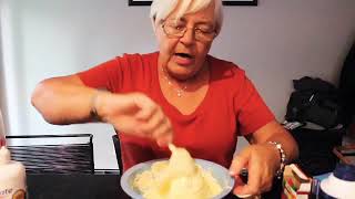 Grandma making slime😳😂 [upl. by Svirad]