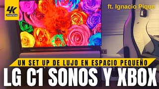 Gran Set Up con LG C1 Sonos ARC Xbox Series X y mis parlantes Kanto 😱  ft Ignacio Pique [upl. by Atem636]