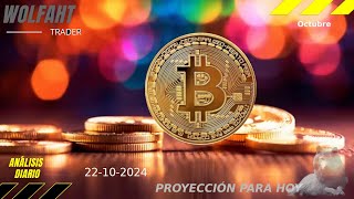 Predicción para Bitcoin 22102024 BTC – Análisis diario de Bitcoin – precio de bitcoin hoy [upl. by Ahsekam]