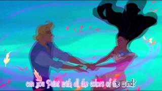 Karaoke  Instrumental  Pocahontas  Colors Of The Wind HQ  Lyrics [upl. by Arv]