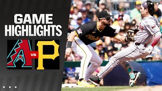 Dbacks vs Pirates Game Highlights 8424  MLB Highlights [upl. by Calder]