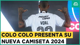 Colo Colo presenta su nueva camiseta para la temporada 2024 [upl. by Oswell]