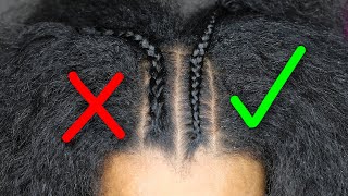 How To Make Cornrows Tight and Neat [upl. by Stauffer]