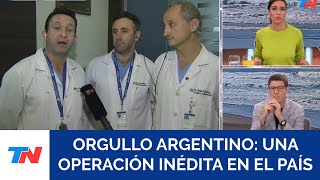 OPERACIÓN INÉDITA EN ARGENTINA le sacaron un tumor cardíaco a un paciente por la axila [upl. by Cirdnek527]