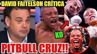 David Faitelson CRÍTICA a PITBULL CRUZ por esta razón TIENES QUE VERLO [upl. by Pollie]