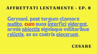 Come si traduce una frase dal latino allitaliano Affrettati lentamente 8 Cesare [upl. by Kannry]