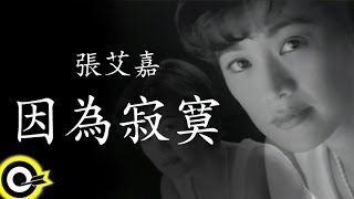 張艾嘉 Sylvia Chang【因為寂寞 Because of loneliness】Official Music Video [upl. by Crowley]