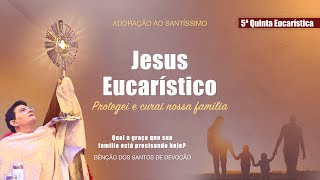 5ª QUINTA EUCARÍSTICA  ADORAÇÃO AO SANTÍSSIMO AO VIVO  PADRE REGINALDO MANZOTTI [upl. by Einafats302]