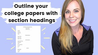 Headings and Subheadings Tutorial APA 7th Edition Format [upl. by Odnomor197]