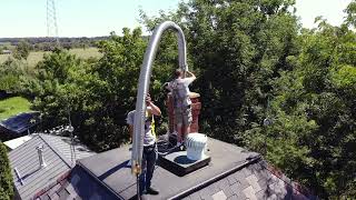 Stainless Steel Chimney Liner Installations [upl. by Herold693]