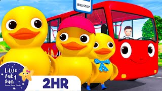 5 Little Ducks On A Bus  2 Hours Baby Song Mix  Little Baby Bum Nursery Rhymes [upl. by Carlick]