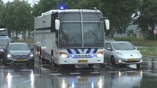 Grote SETRA Cellenbus Dienst Justitiële Inrichtingen DJI met spoed in Tilburg [upl. by Calisa]