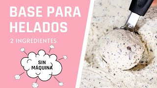 🍫🍦HELADO SIN MÁQUINA🍦🍫 SOLO 2 INGREDIENTES [upl. by Tereve]