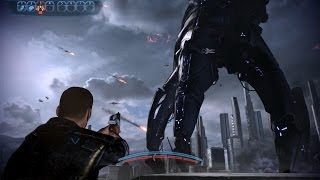 Mass Effect 3 Demo  Reaper attack full intro [upl. by Osmen]