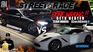 TEAM NO HESI VS 1STOCKGANG GETS HEATED M340 VS C7 GOES WRONG TFM S550 VS C7 INSANE RACE [upl. by Nylirrehs]