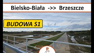 Budowa S1  BielskoBiała  Brzeszcze 092024 [upl. by Dorolisa407]