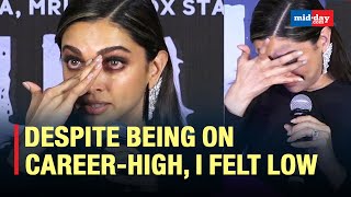 Deepika Padukone Breaks Down In Tears As She Recalls Getting Suicidal Thoughts During Depression [upl. by Moncear28]