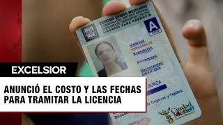 Licencia permanente en CDMX 2024 Costo y cuándo tramitarla [upl. by Palmer208]