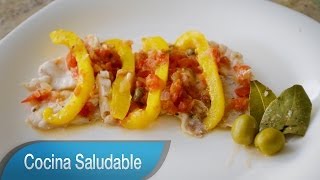 Pescado a la Veracruzana Receta Comida Paleo [upl. by Eirrehs]