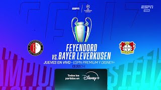 UCL 202425  Fase Liga • 01  Feyenoord vs Bayer Leverkusen  Promo ESPN Premium CHILE [upl. by Benetta]