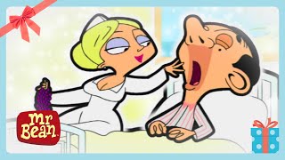 😷 THE NURSE 👩‍⚕️  MR BEAN COMPILATION  Animated Shows for kids  WildBrain Bananas [upl. by Yeldua]