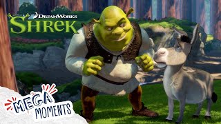 Shrek Meets Donkey 🧇  Shrek  Extended Preview  Movie Moments  Mega Moments [upl. by Sosna]