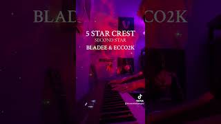 5 Star Crest 4 Vattenrum 2nd beat switch  Bladee amp Ecco2k Piano Cover [upl. by Alemrac731]