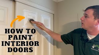 How to Paint an Interior Paneled Door DIY [upl. by Ilanos]