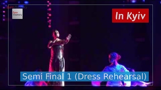 Jamala  1944  Eurovision Song Contest 2017  Interval Act Semi Final 1 Dress Rehearsal Live [upl. by Stephenson]