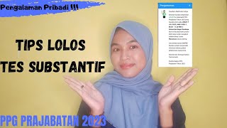 Tips Lolos Tes Substantif PPG PRAJABATAN  Pengalaman Pribadi [upl. by Odel]