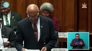 Prime Minister updates Parliament on plans to reinstate the Rotuma Rabi and Kioa Island Councils [upl. by Niple]