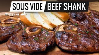 Sous Vide BEEF SHANK Perfection How to cook BEEF Shank [upl. by Nirre]