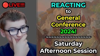 🔴 LDS Youth REACTS to Saturday Afternoon Session  October 2024 General Conference [upl. by Weissberg]