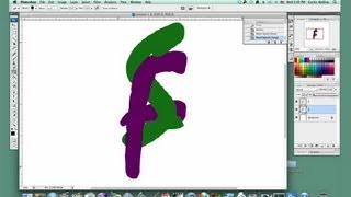 How to Intertwine Letters in Photoshop  Basic Drawing in Photoshop [upl. by Parker693]