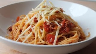 Spaghetti AllArrabbiata Rezept  Spaghetti Arrabiata Recipe  ENG SUBS [upl. by Lleksah]