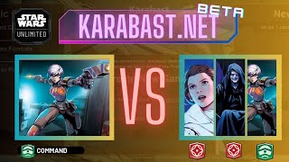 Fast amp Fierce  Winning w Sabine 4k  Star Wars Unlimited Gameplay  Premier Constructed  Karabast [upl. by Leribag]