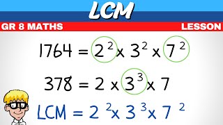 Lowest Common Multiple Grade 8 [upl. by Ailaroc]