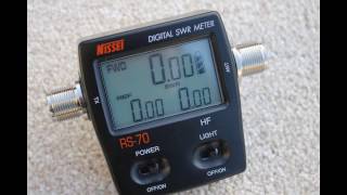 SWR METER NISSEI RS70 [upl. by Tica996]