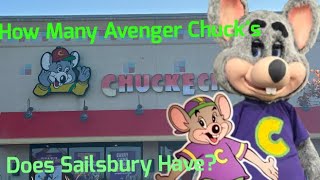 How Many Avenger Chuck’s Are At the Chuck E Cheese in Salisbury Maryland  Looney Chuck [upl. by Drona258]