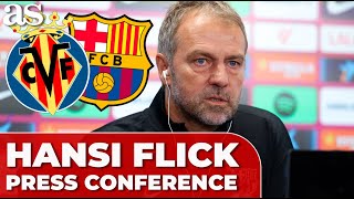 FLICK PRESS CONFERENCE  VILLARREAL  BARCELONA [upl. by Llednek]