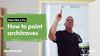 Paint like a Pro  How to paint architraves [upl. by Animsaj]