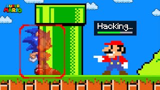 Mario using HACKS To Cheat in Super Mario Bros Hide N Seek [upl. by Jenn]